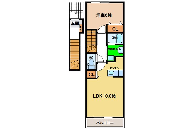 セレブリティＤの物件間取画像